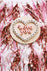 12" Scallop Heart Love you Valentine Sign