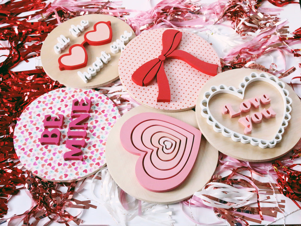 12" All the Heart Eyes Valentine Sign