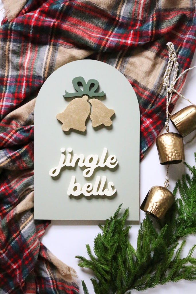 18" Jingle Bells Christmas Sign