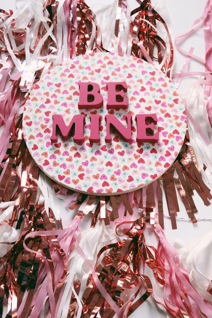 12" Be Mine Valentine Sign